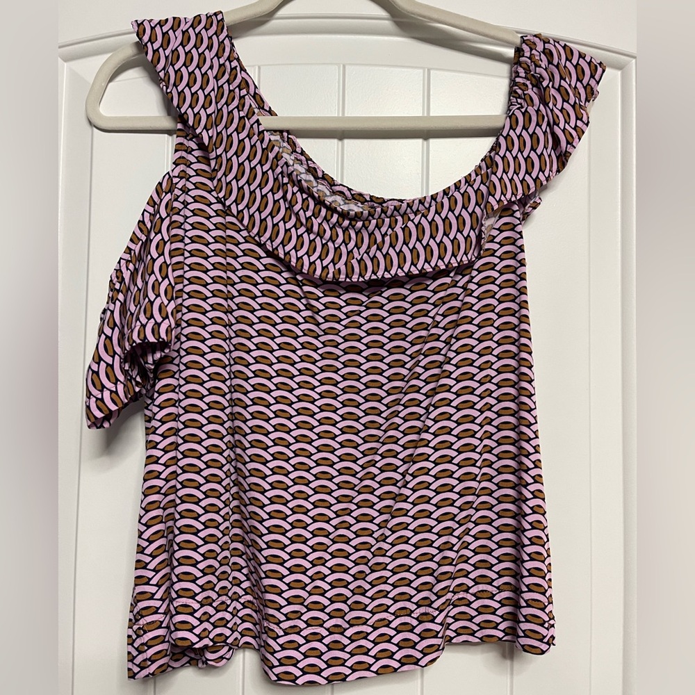 Valija Off-Shoulder Patterned Blouse - Picture 3 of 4